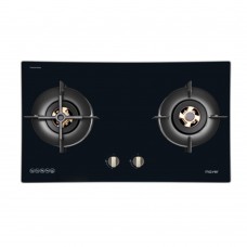 Mayer MMGH7721HI-P (PUB) 76cm 2 Burner Glass Gas Hob